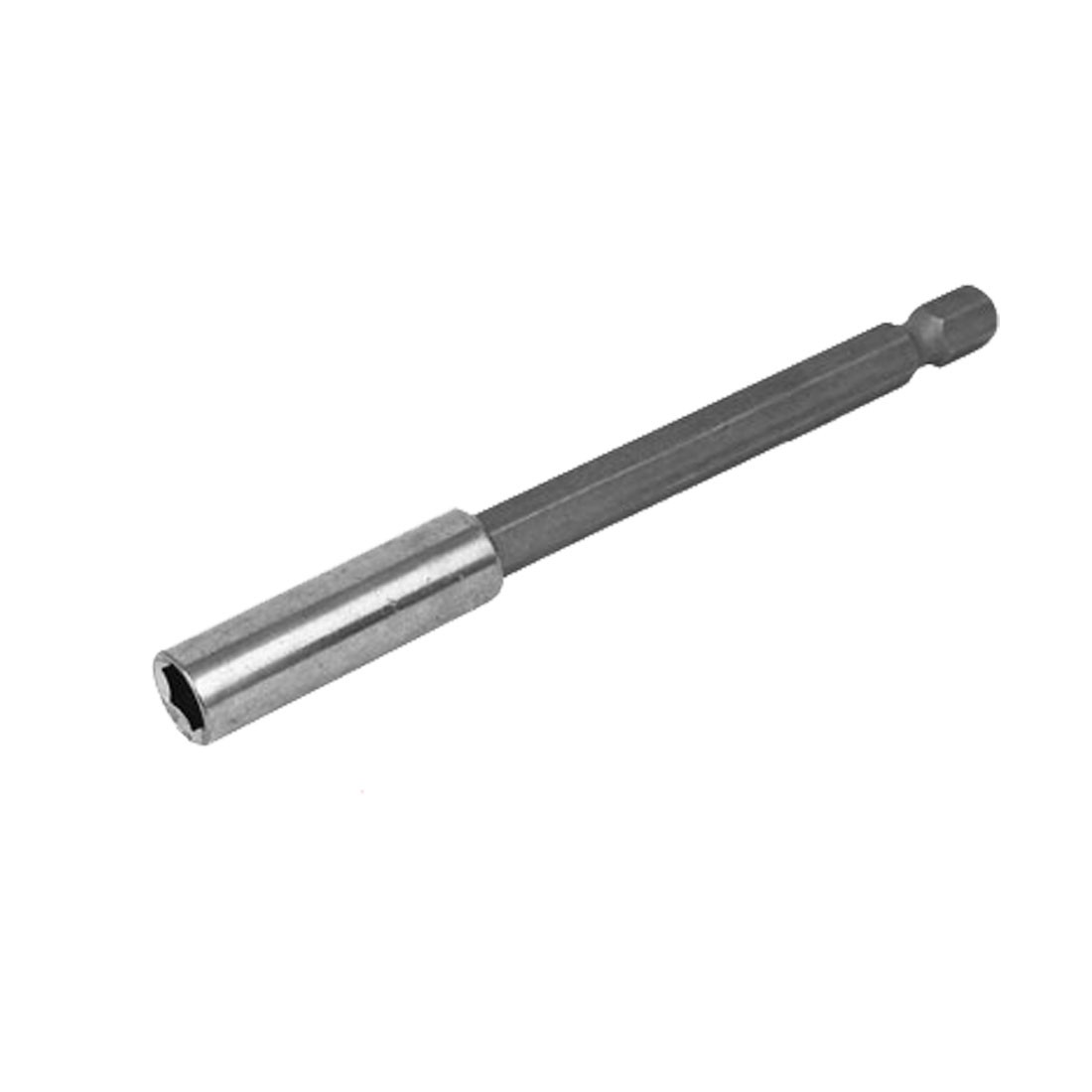 1/4" Hex Shank Metal Magnetic 6.5mm Socket Nut Driver Gray 100mm New