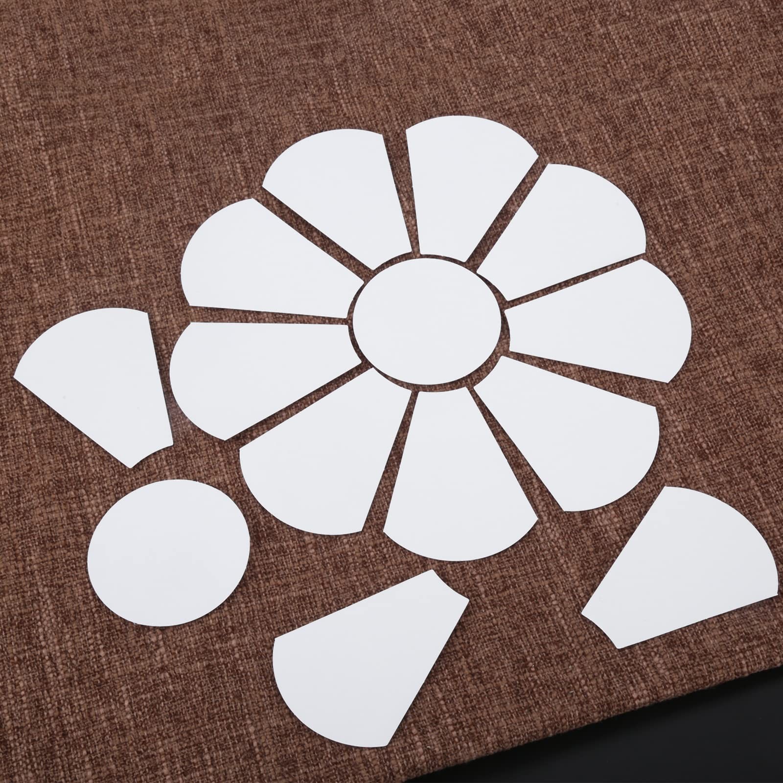44 Pcs Paper Quilting Template, , Reusable, Flower Shape Paper Piecing Stenci...