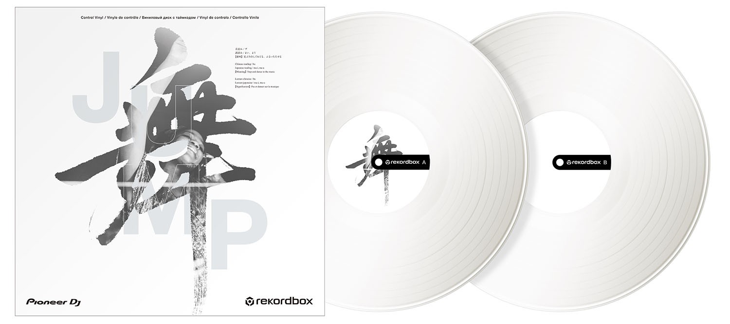 Pioneer DJ RB-VD2-W Set of 2 Rekordbox Control Vinyl - White