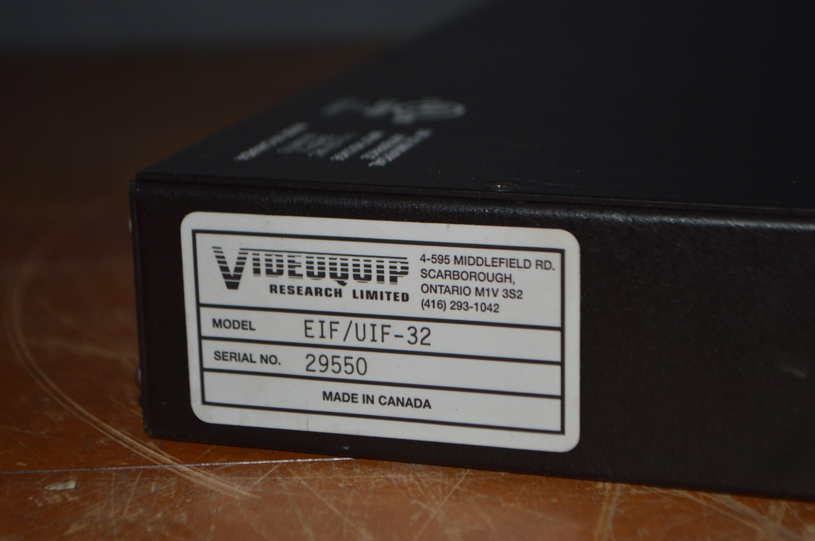 Statmon Videoquip EIF/UIF-32 Universal Interface System