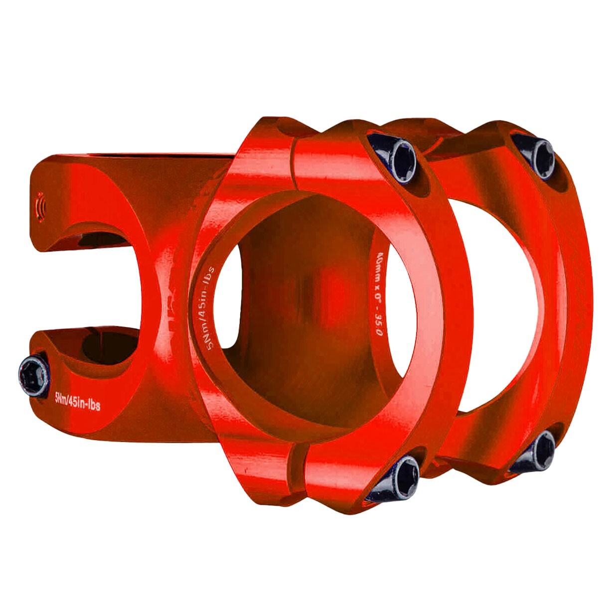 Race Face Turbine R MTB Mountain Bike Stem Red 35.0 x 0 Degree x 40mm