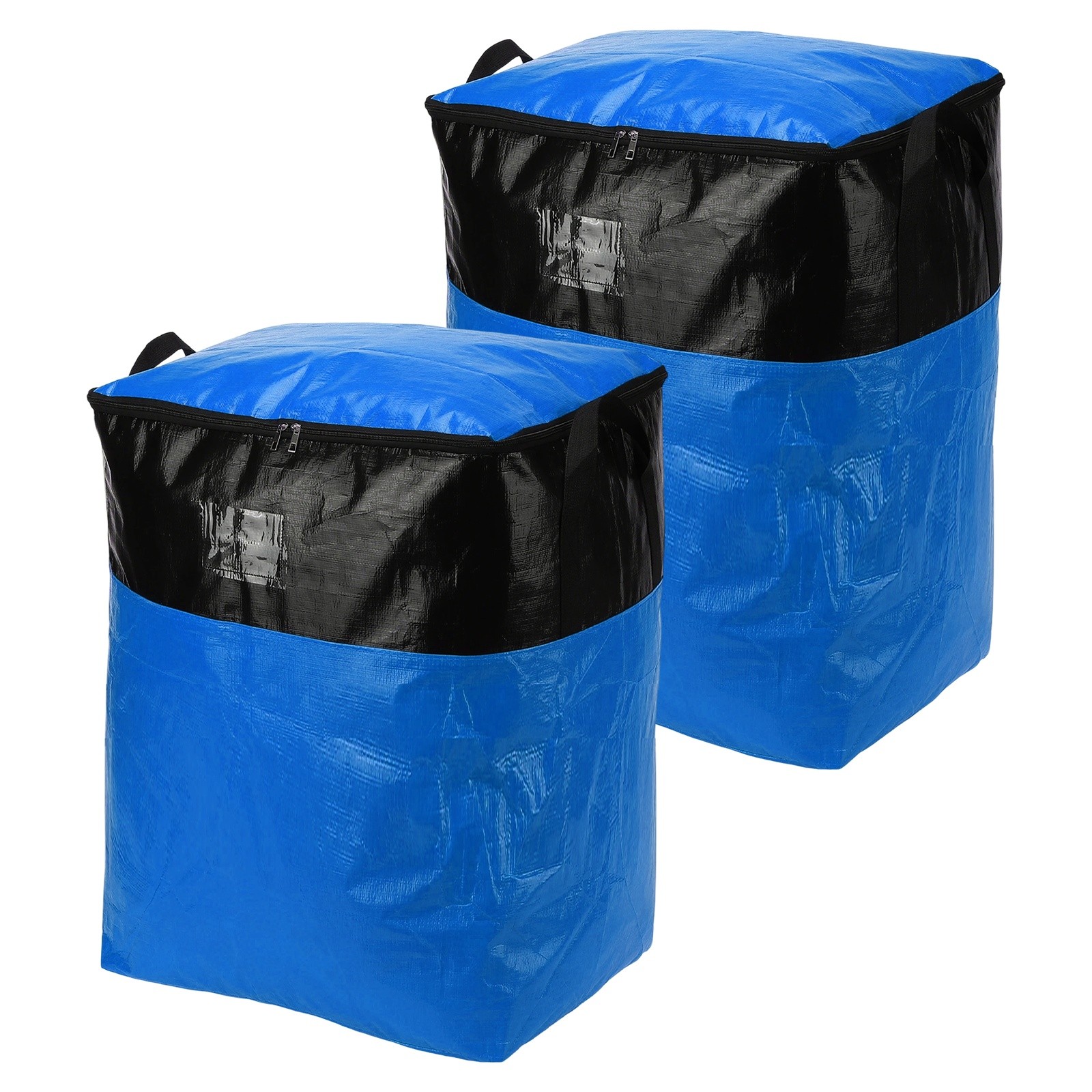 2Pcs Extra Large Moving Bags, 20 x 20 x 28" Storage Bags, Blue
