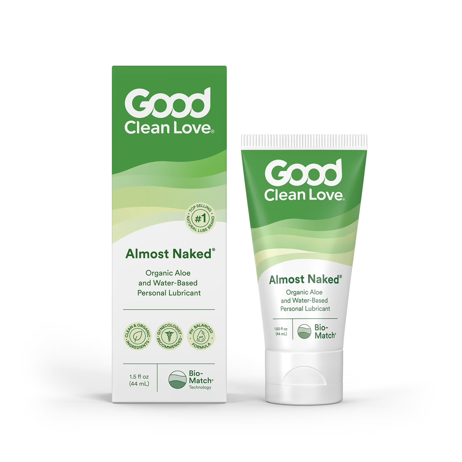 Good Clean Love Almost Naked Water Based Personal Lubricant  1.5 Ounce
