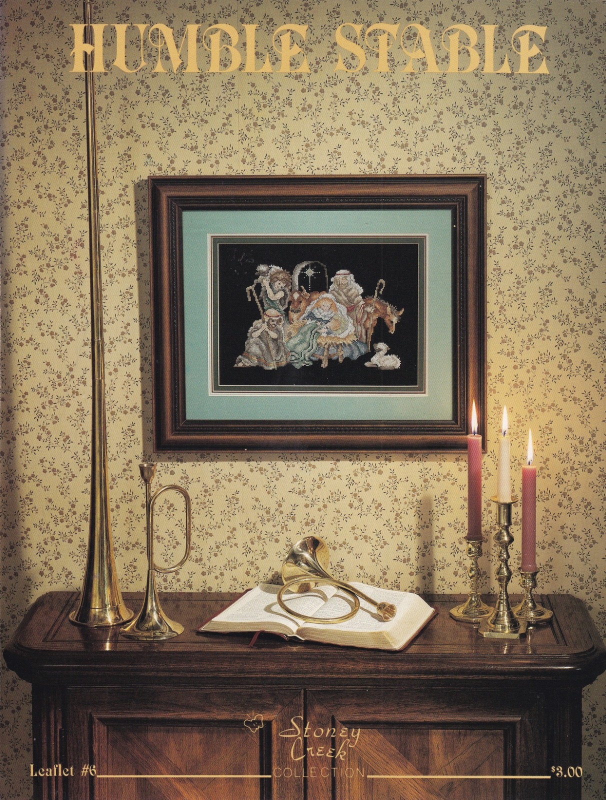 Stoney Creek Counted Cross Stitch Leaflet #6- Humble Stable
