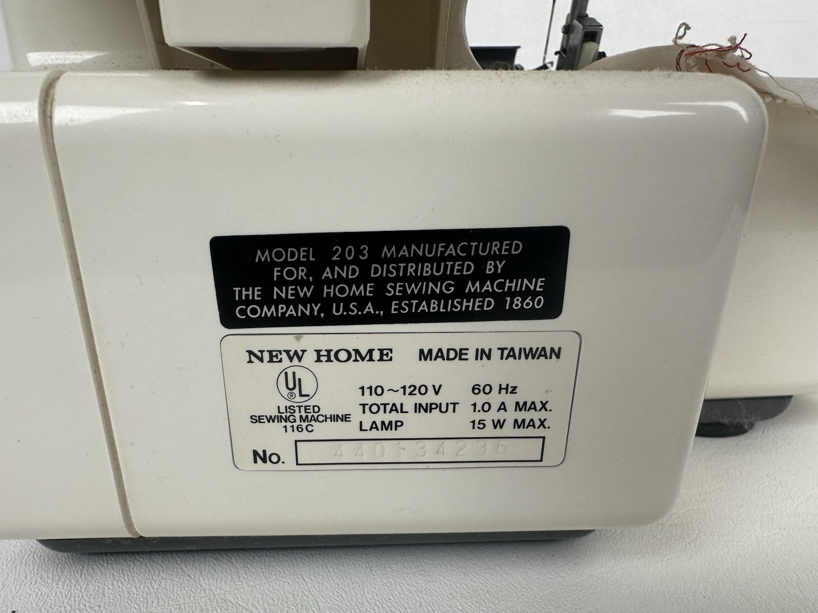 Janome New Home MyLock 203 Serger Sewing Machine