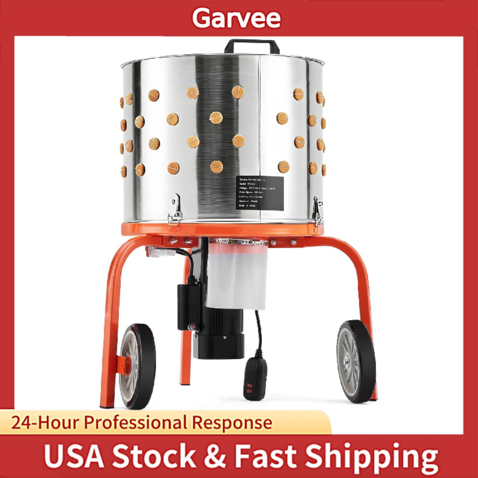 108 Soft Fingers And Debris Collection Tray Equip This Chicken Plucker Machine,
