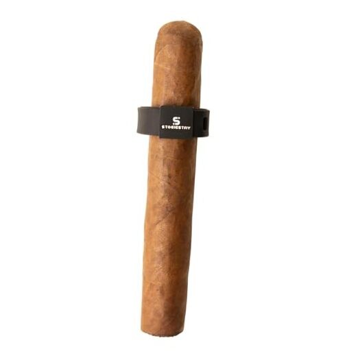 StogieStay Magnetic Stogie Holder - Portable Stogie Clip for Golf Carts & Black