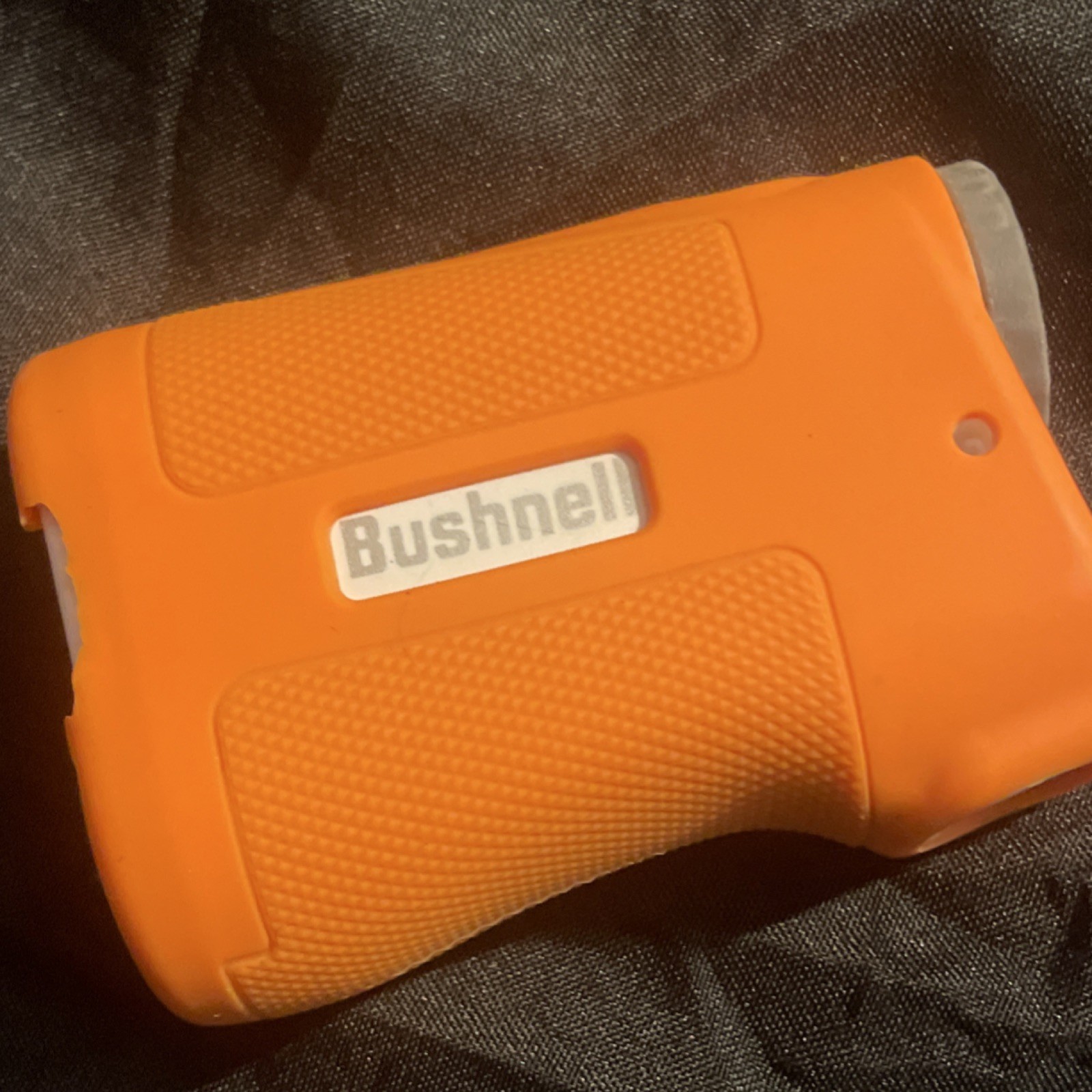 Bushnell Golf Laser Rangefinder Gray/White with Orange Protective Case
