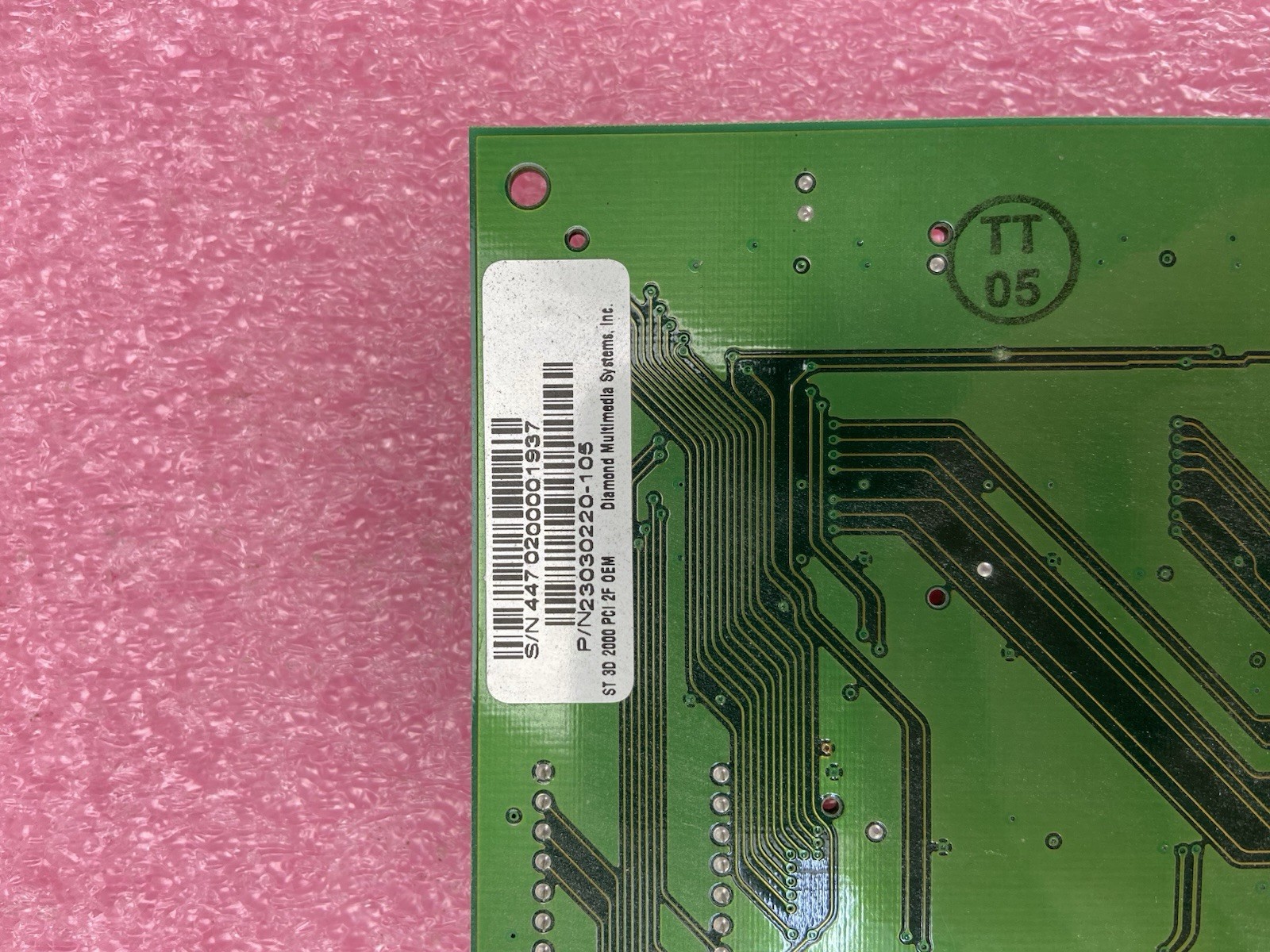 Diamond Multimedia Stealth 3D 2000 PCI Graphics Card