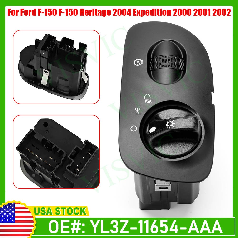 For Ford Expedition F-150 00-04 HEADLIGHT dash control SWITCH dimmer head light