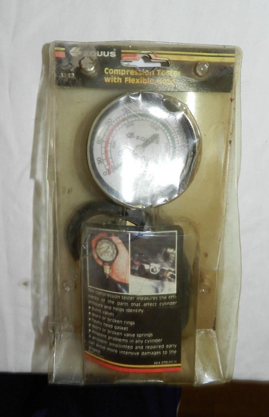 EQUUS 3212 COMPRESSION TESTER WITH HOSE