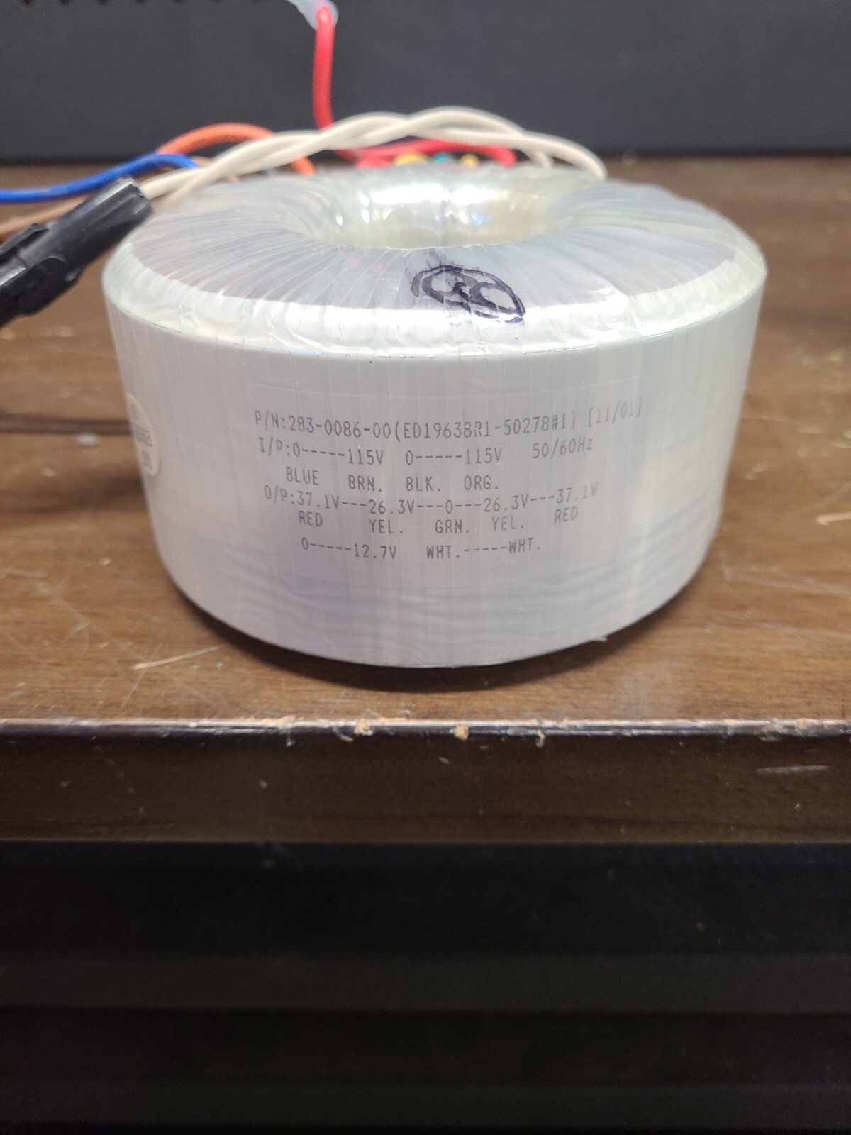 Biamp Audio Amplifier Transformer P/N 283-0086-00