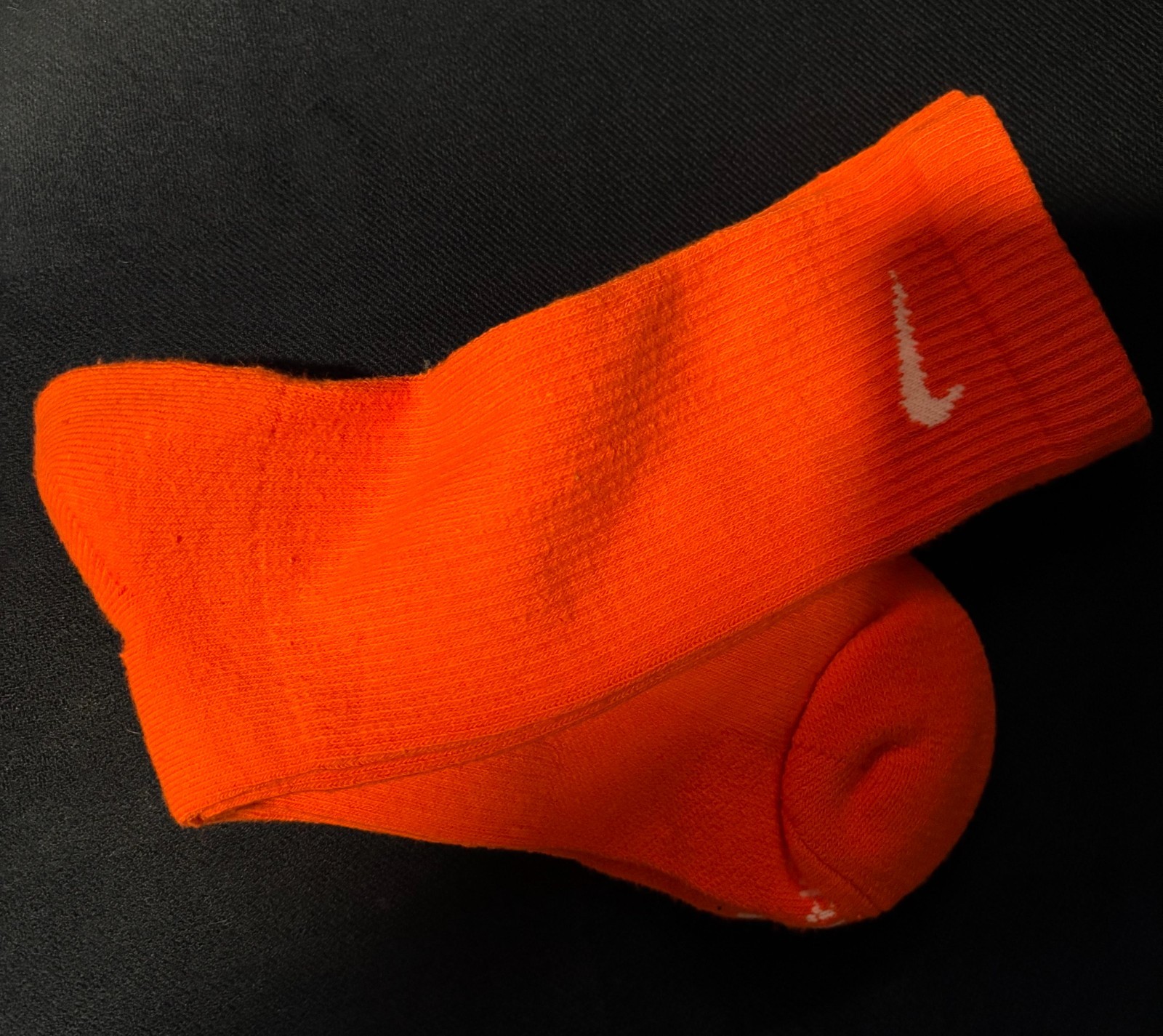Nike Socks orange - One Pair Only NEW Dri-Fit - Orange Nike Socks team sports