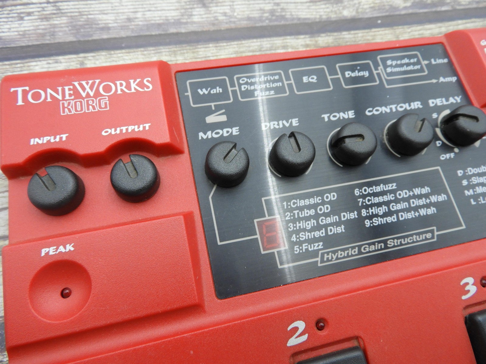 Korg ToneWorks G1 guitar effects distortion processor used from japan