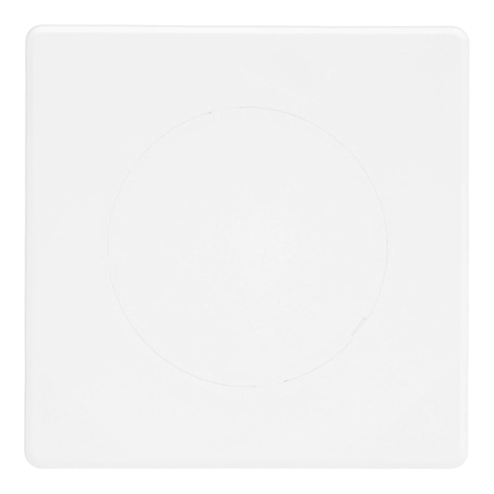 1-Pack Access Panel for Drywall, 4x4" Plastic Removable [White, Round]