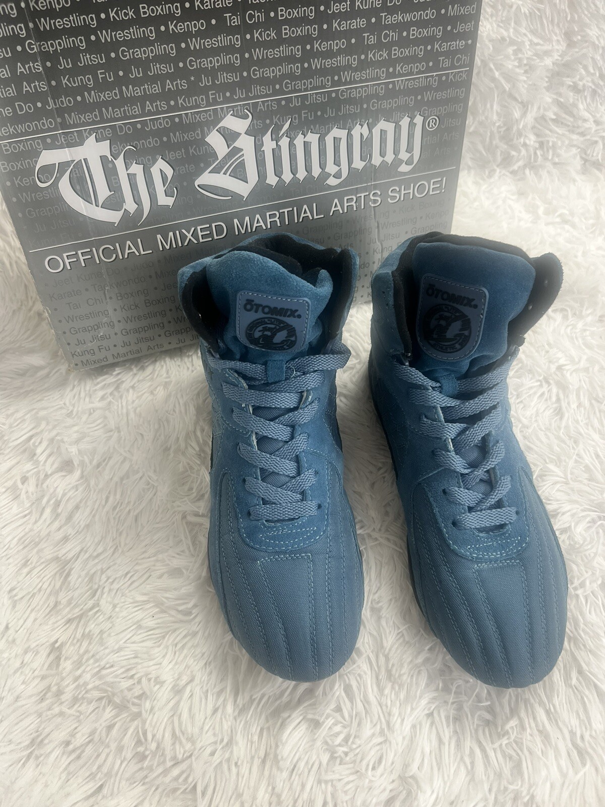 Otomix Stingray GREY M3000 Bodybuilding, Weightlifting, MMA Shoes SIZE 7.5 Men’s