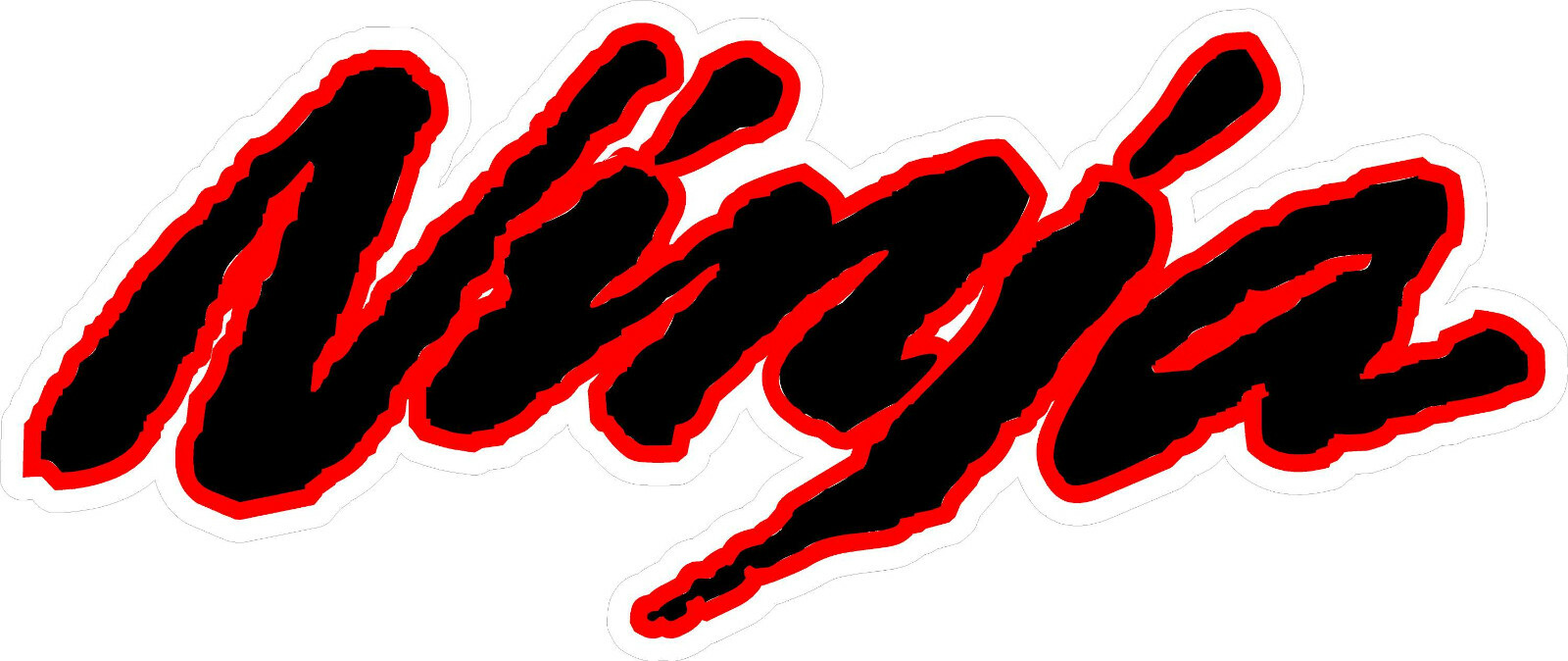#3841 (1) 6" Kawasaki Ninja Decal Sticker Laminated Zx-10 zx-6r