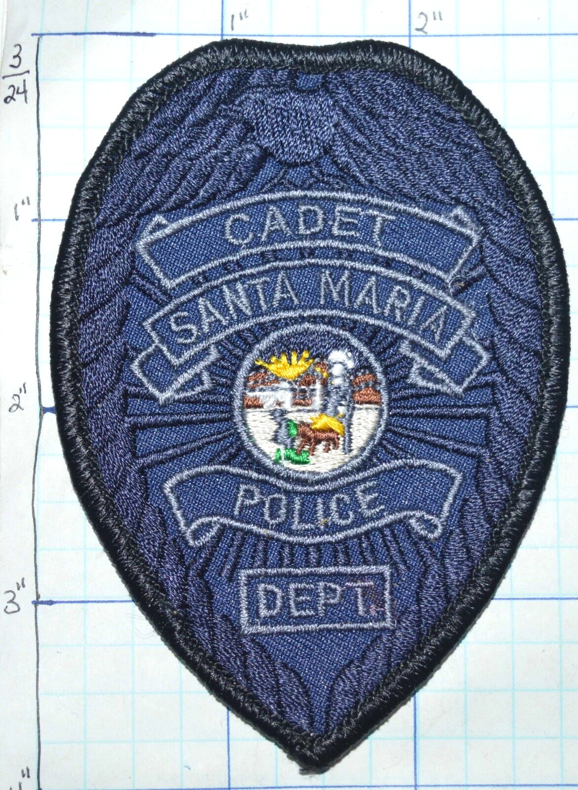 CALIFORNIA, SANTA MARIA POLICE DEPT CADET PATCH