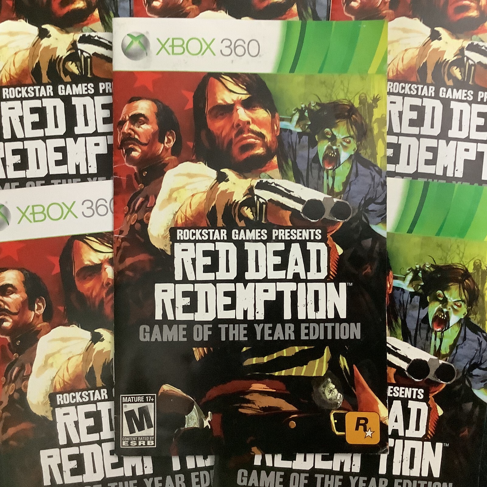 Red Dead Redemption GOTY Edition Microsoft Xbox 360 Instruction Manual Only