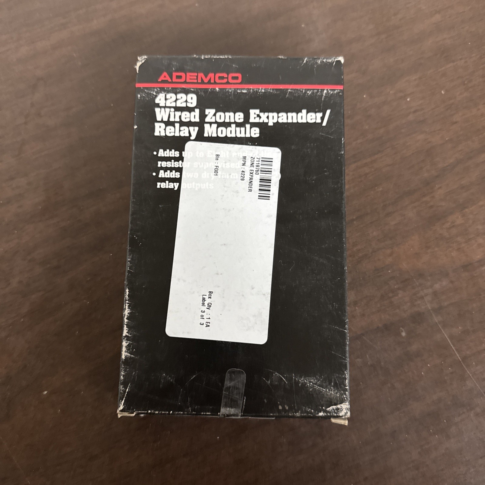 NEW SEALED Honeywell Ademco 4229 Wired Zone Expander/Relay Module