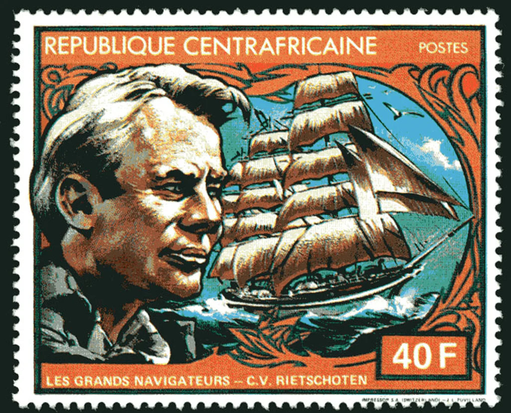 Central African Republic Stamps 1980 Perforated Full Set Navigator & Ships