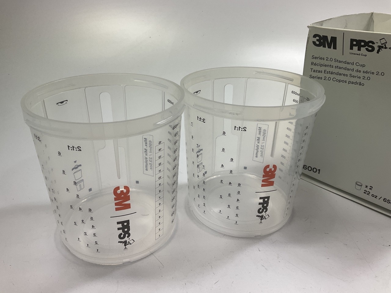 3M 26001 PPS Series 2.0 Cup, Standard (22 Fl Oz, 650 Ml), 2 Per Box