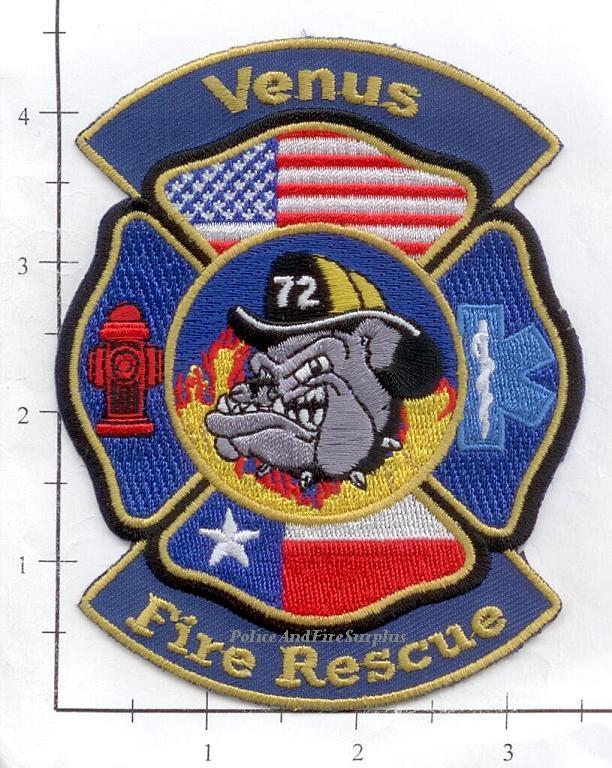 Texas - Venus Fire Rescue TX Fire Dept Patch