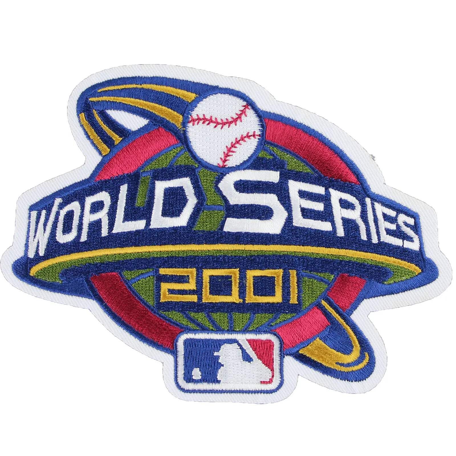 2001 World Series Logo Jersey Sleeve Patch Arizona Diamondbacks New York Yankees