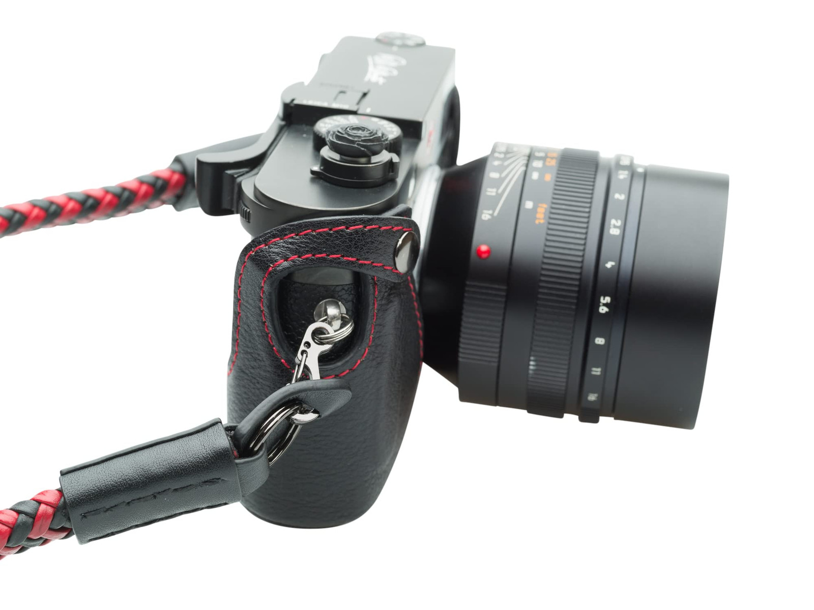Camera Quick Release Set for Cameras w/Round Strap lugs Titanium split Rings ...