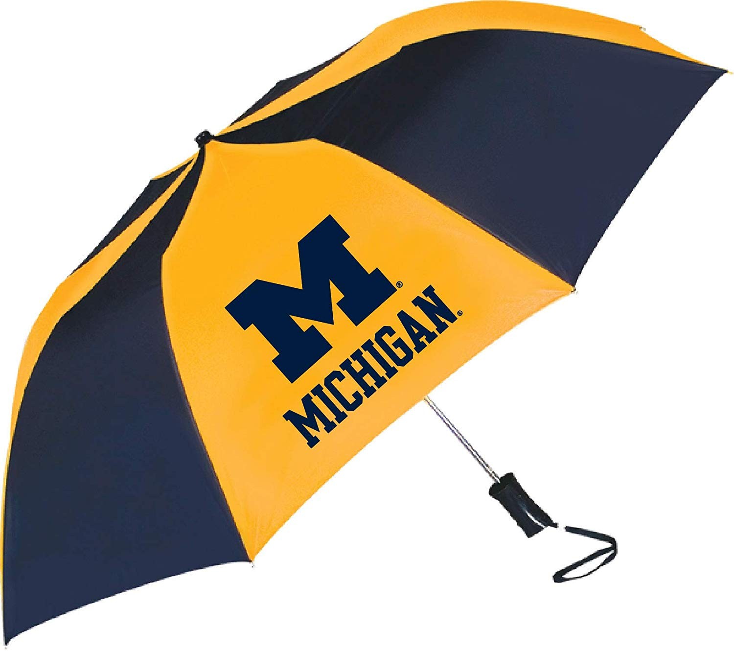 Michigan Wolverines Sporty Two-Tone Umbrella