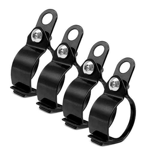 2 Pairs Aluminium Alloy Motorcycle Fork Indicator Brackets, Universal