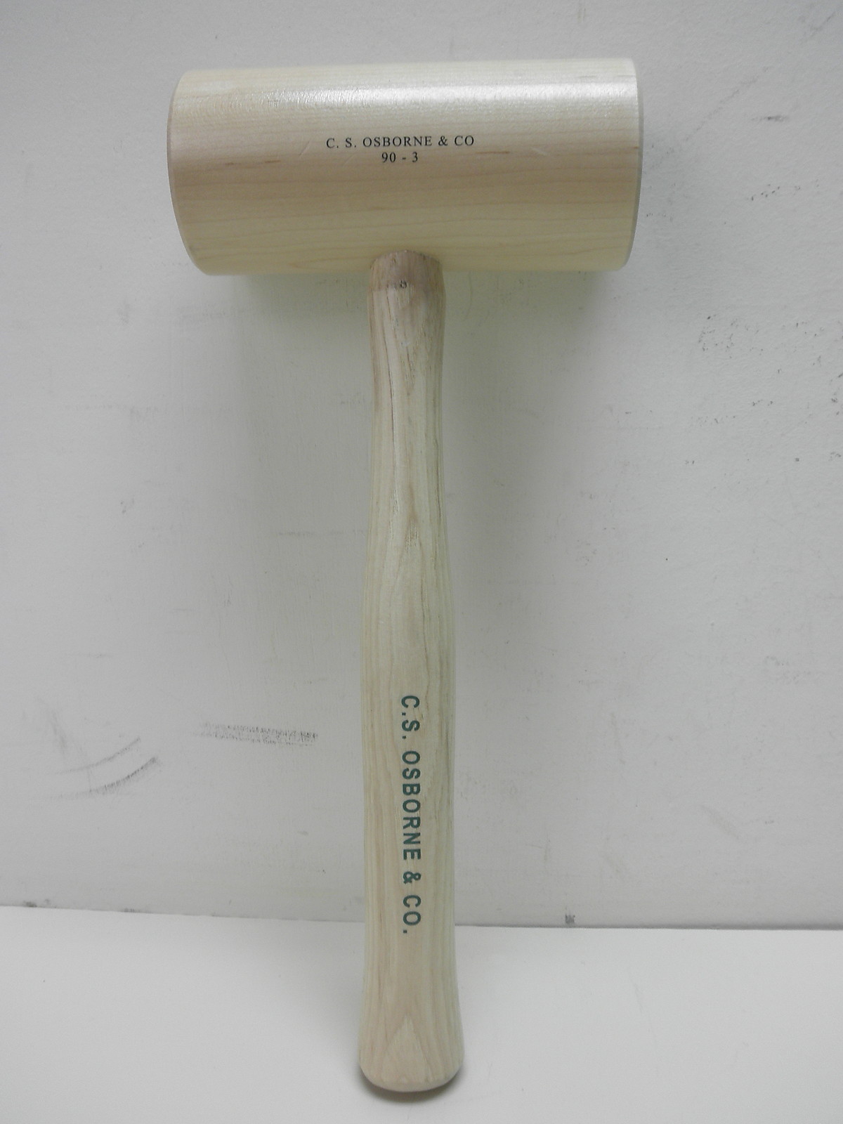 C S Osborne 90-3 Hickory Wood Mallet  Size No. 3  New