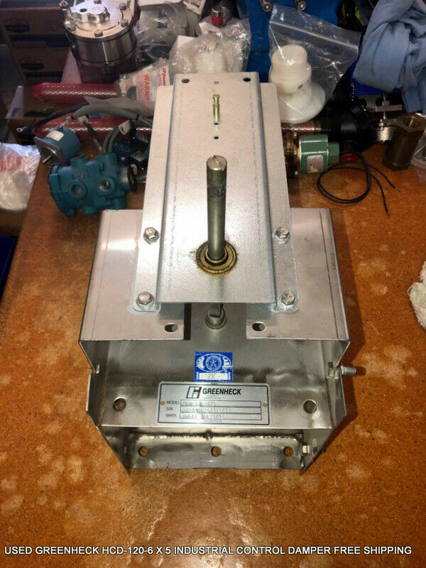USED GREENHECK HCD-120-6X5 HCD-120 INDUSTRIAL CONTROL DAMPER FREE SHIPPING