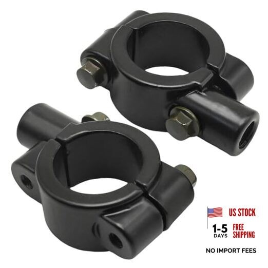 1" 25mm Mirror Thread Motorcycle Handle Bar 10mm 1" Handlebar 10mm Thread