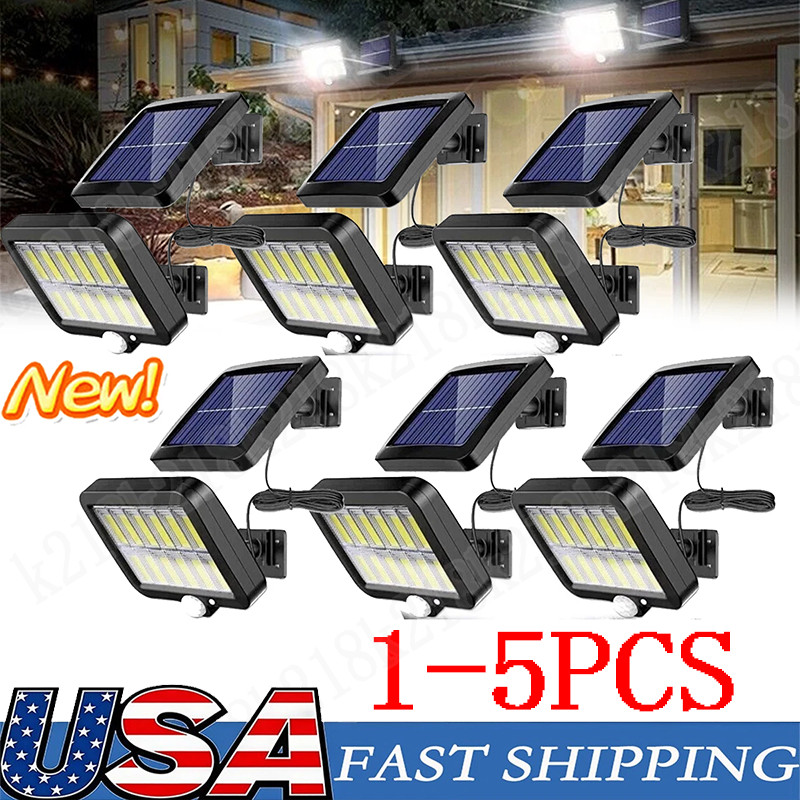 1200000lm LED Solar Street Light Security Flood Lamp Motion Sensor Outdoor Wall