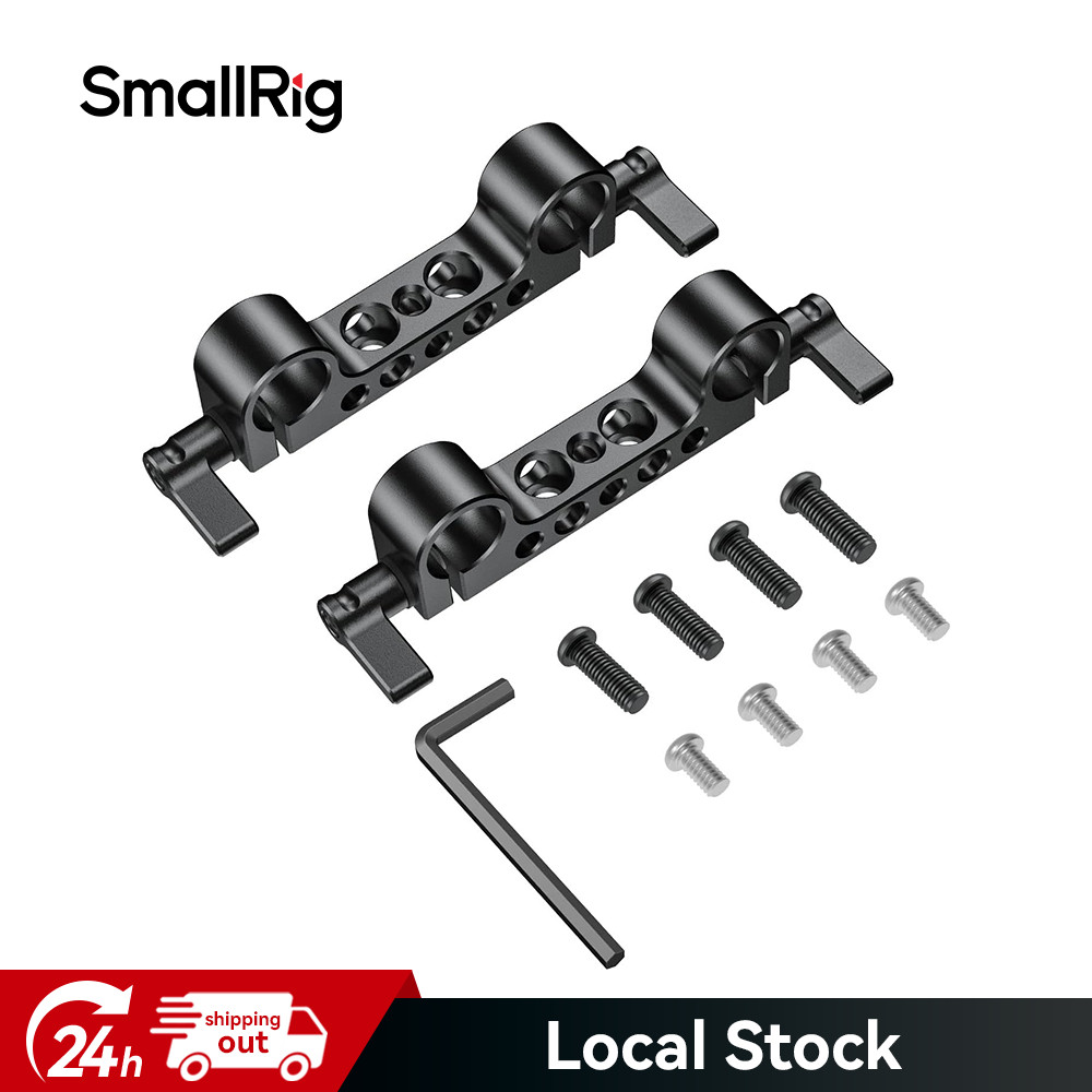 SmallRig Lightweight 15mm Rod Clamp 15mm Rail Support System for Camera-2061