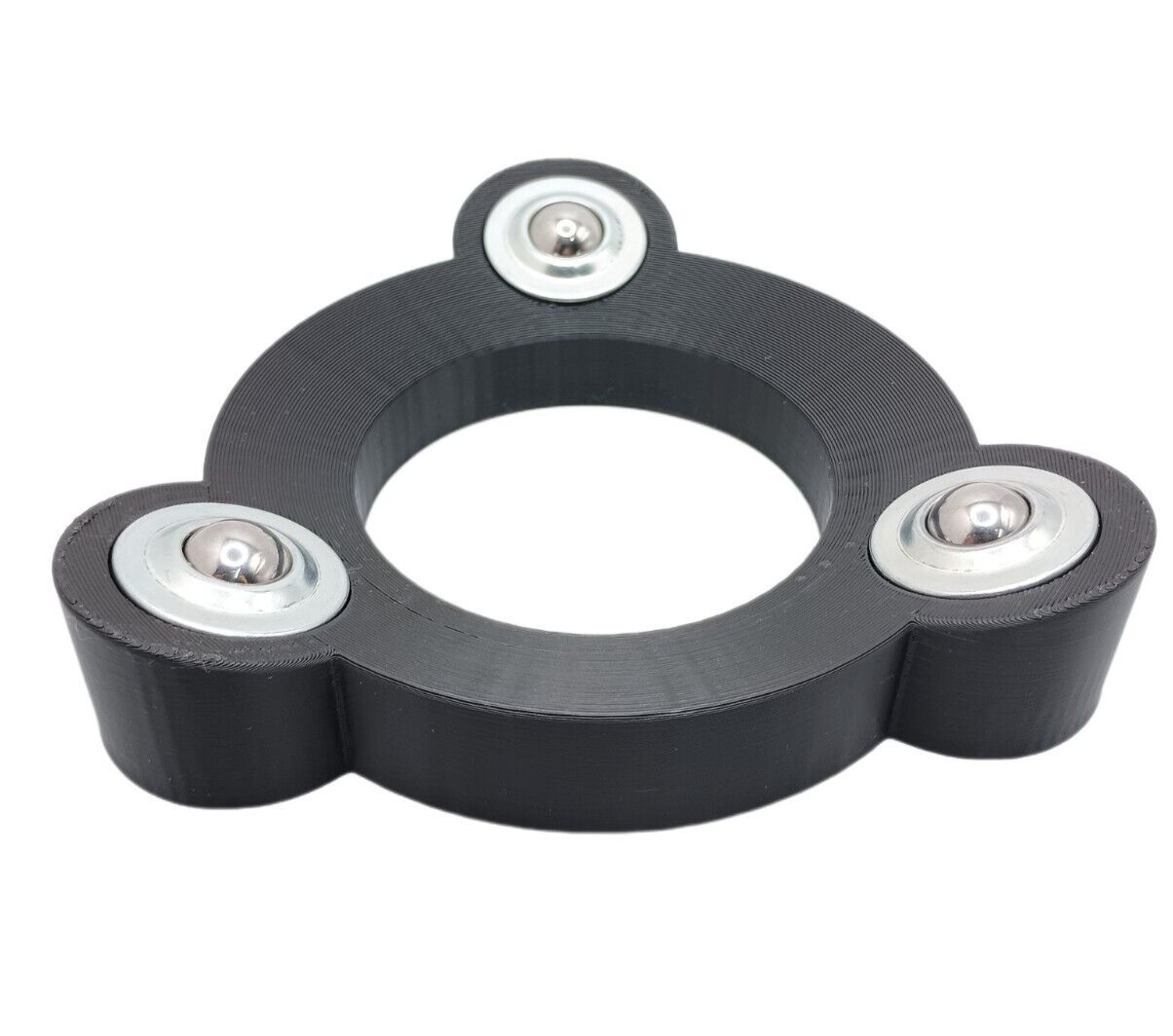 Bowling Ball Cleaning Stand with Ball Bearing Spinners