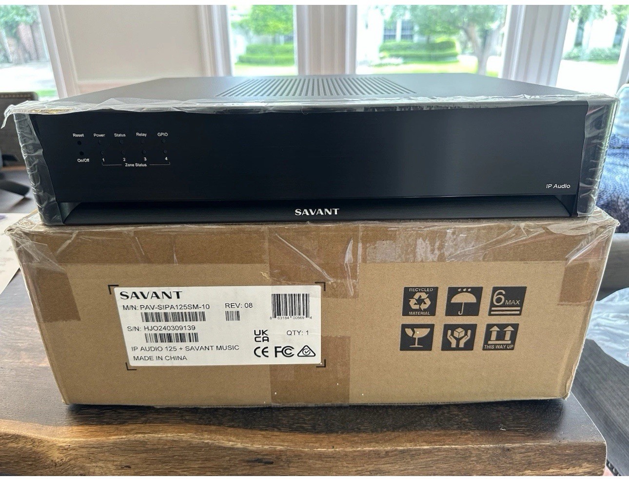 Savant PAV-SIPA125SM-10 IP AUDIO 125 + SAVANT MUSIC ** New Open Box”