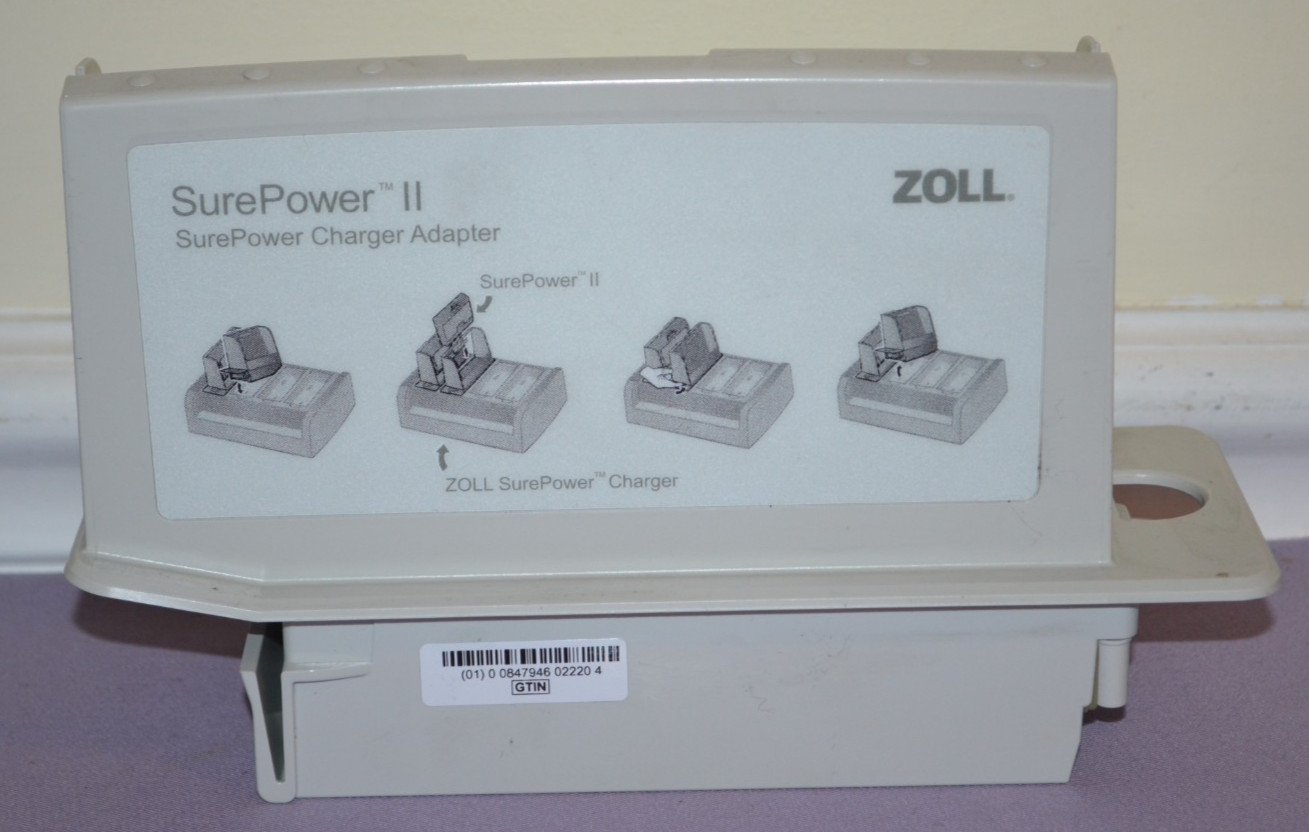 Zoll 8300-0250-01 Surepower Charger Adapter for Surepower II Battery - New Other