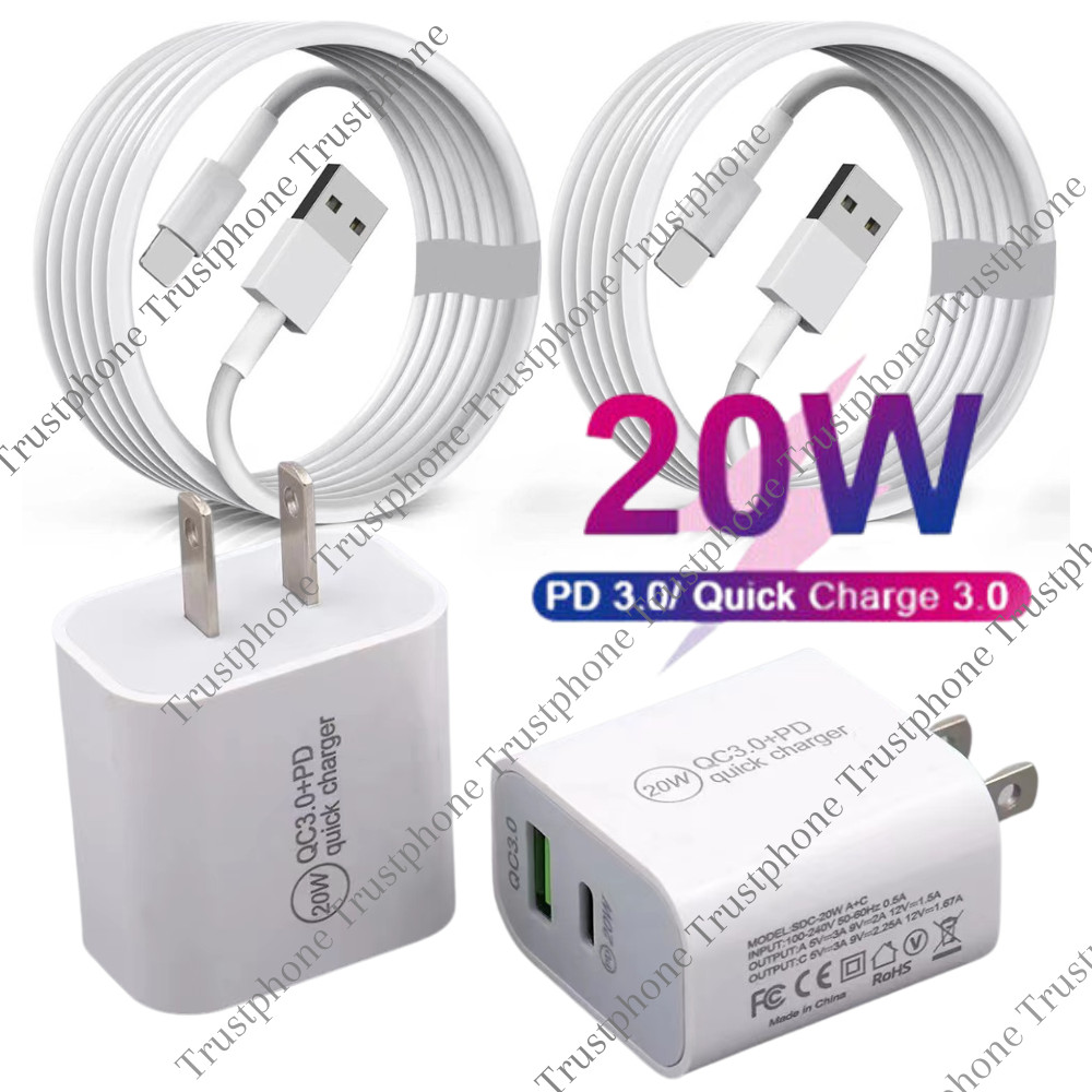20W USB C Fast Wall Charger PD Power Adapter For Apple iPhone 14 13 12 11Pro Max