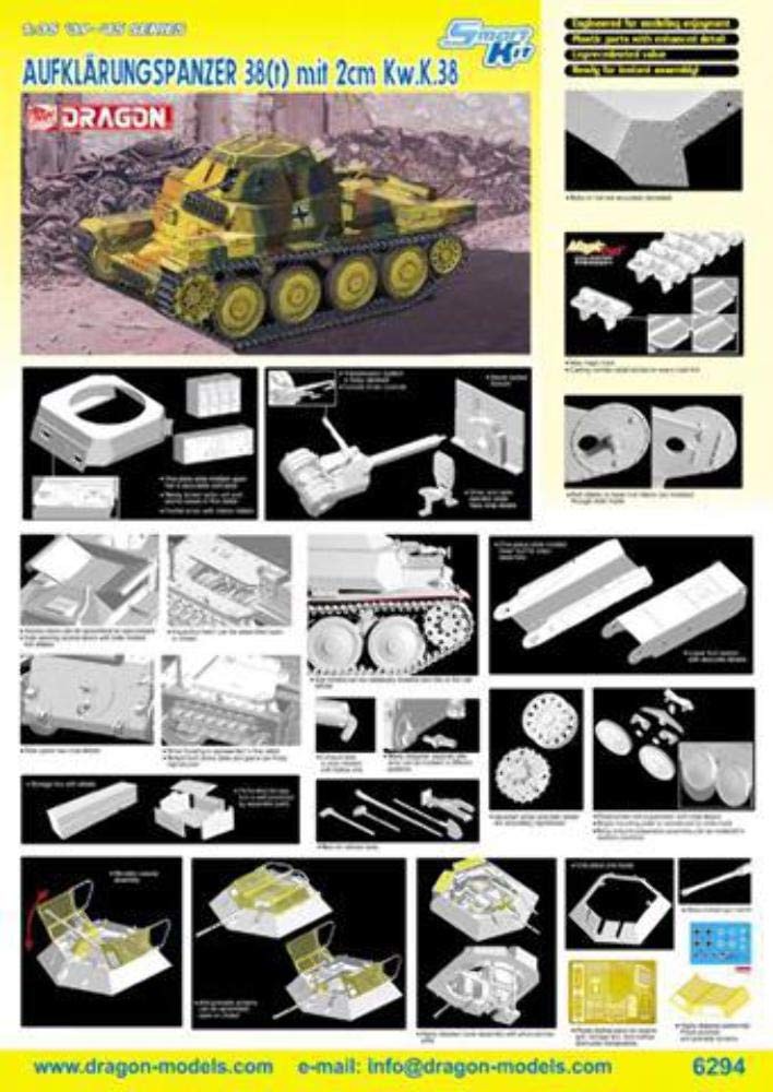 TAMIYA Dragon 1/35 Aufklarungspanzer 38t with 2cm Kw.K.38