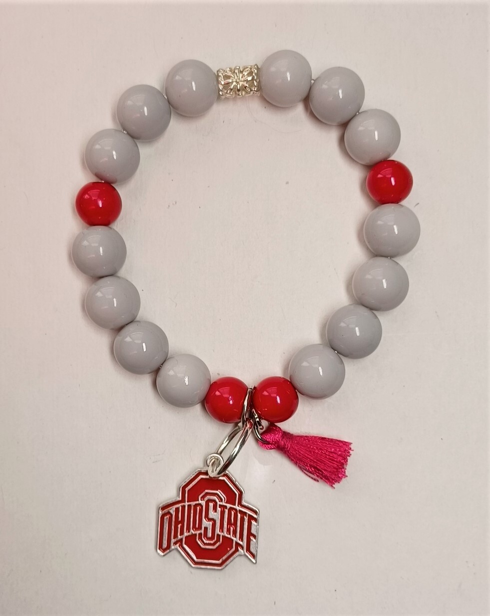 Ohio Beaded Bracelet - 7.5 inch Stretchy