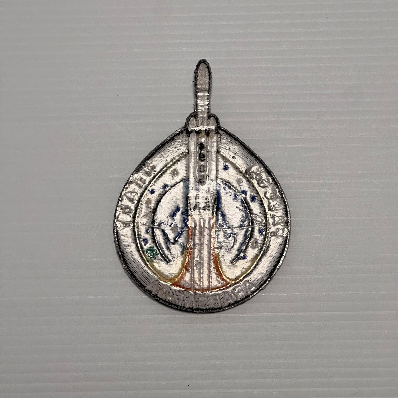Authentic ARABSAT-6A SPACEX FALCON HEAVY Launch SATELLITE Mission PATCH