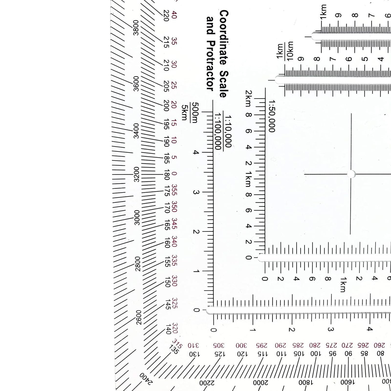 Upgraded Style MGRS/UTM Coordinate Grids Reader, and Protractors Coordinate S...