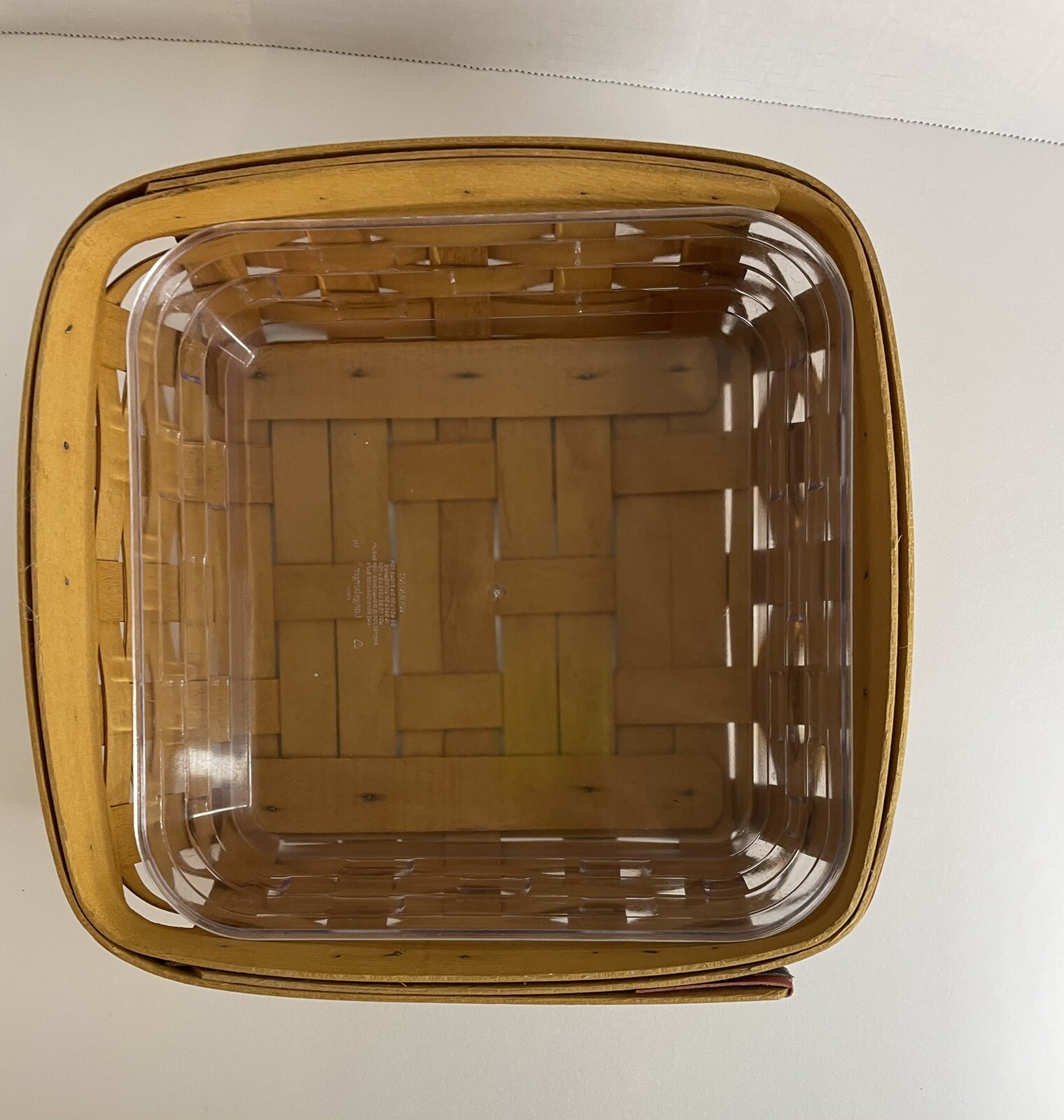 LONGABERGER Picnic Pal Basket and Protector set