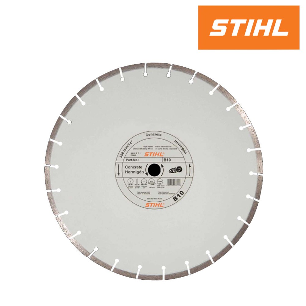 Genuine OEM Stihl 0835 090 8052 14" D-B10 Diamond Cutting Wheel