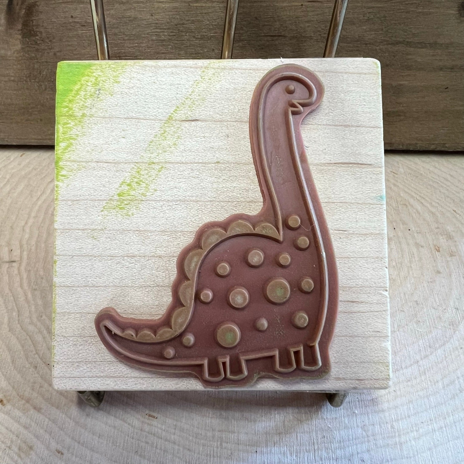 Rubber Stamp Dinosaur
