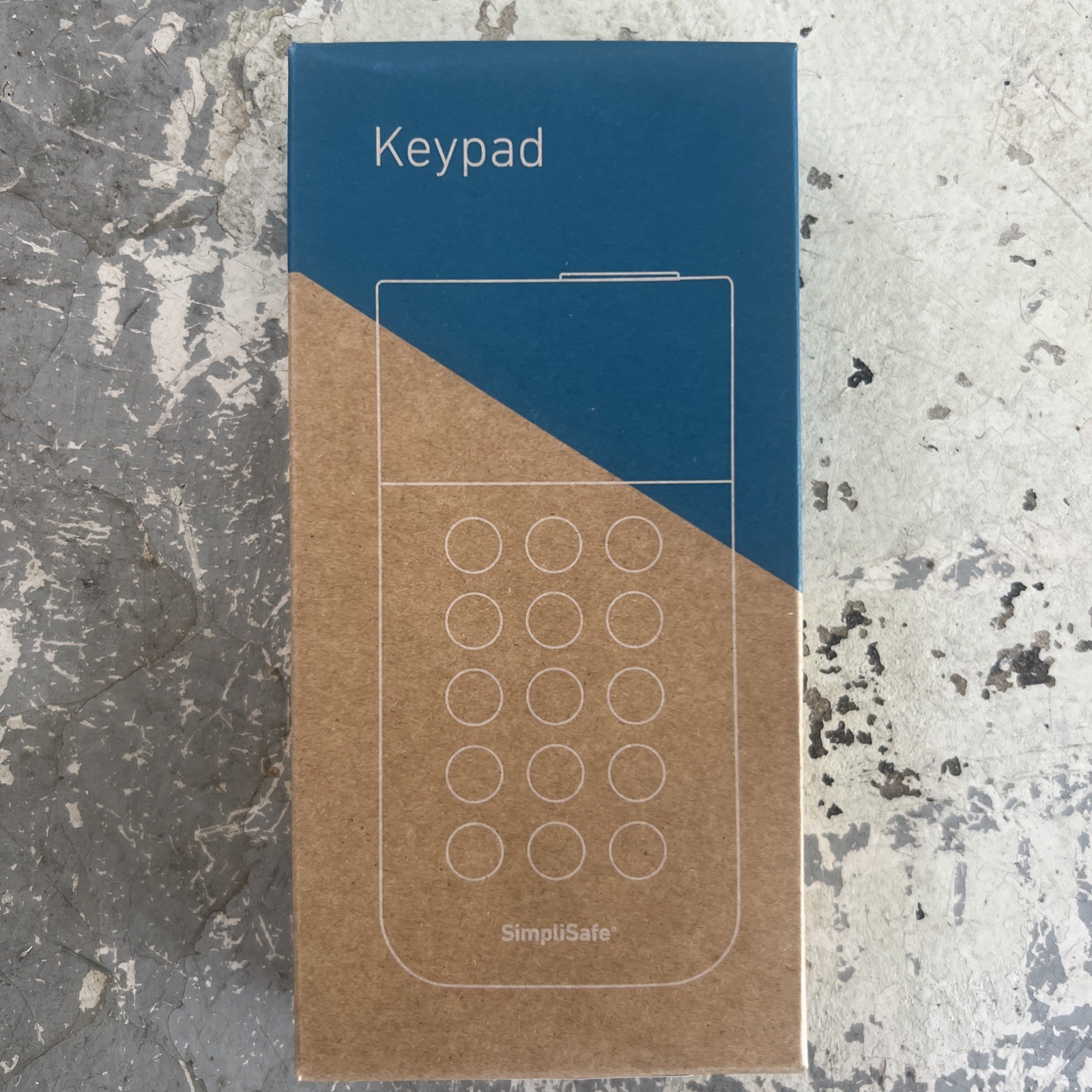 SimpliSafe KP3W Wireless Keypad - White New( Open Box)