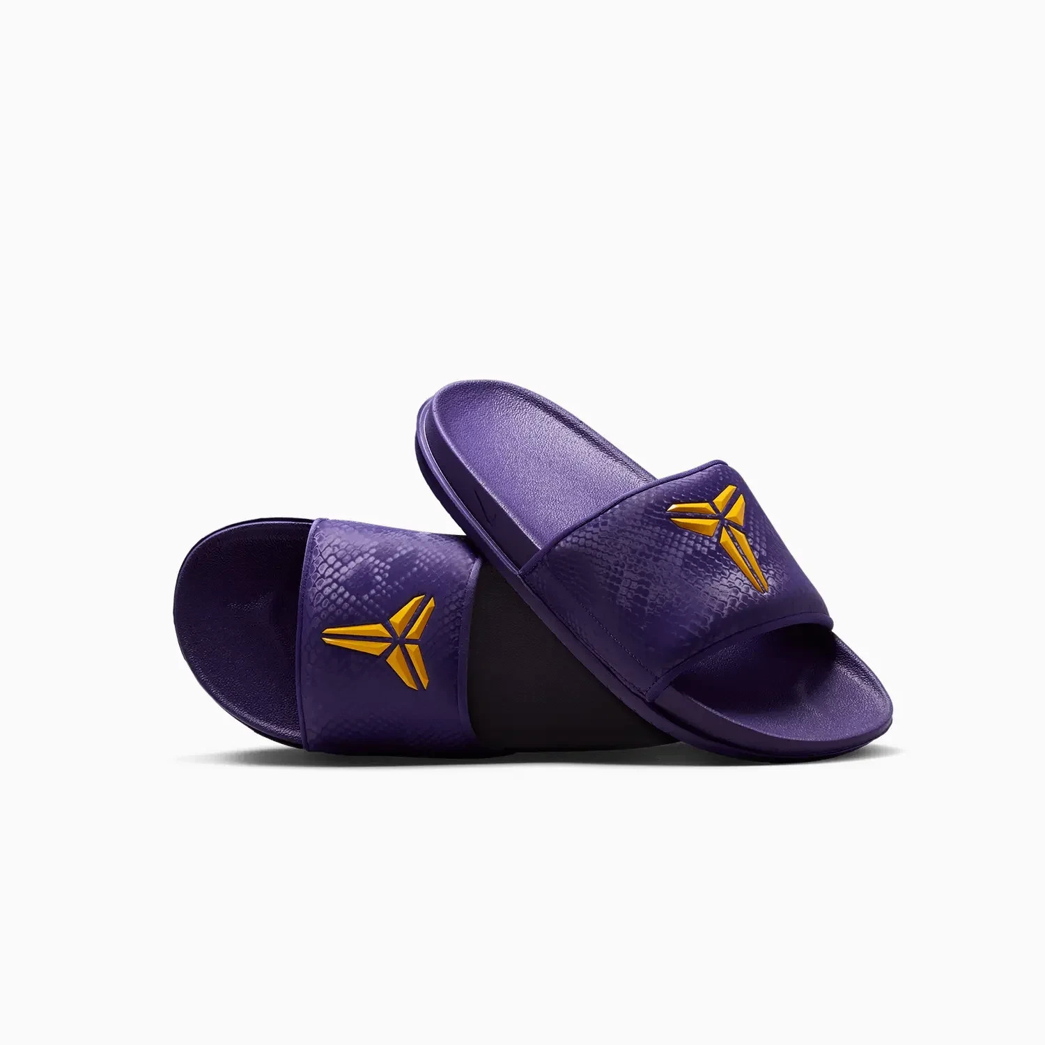 New Nike Mens Kobe Slide Offcourt Purple University Gold