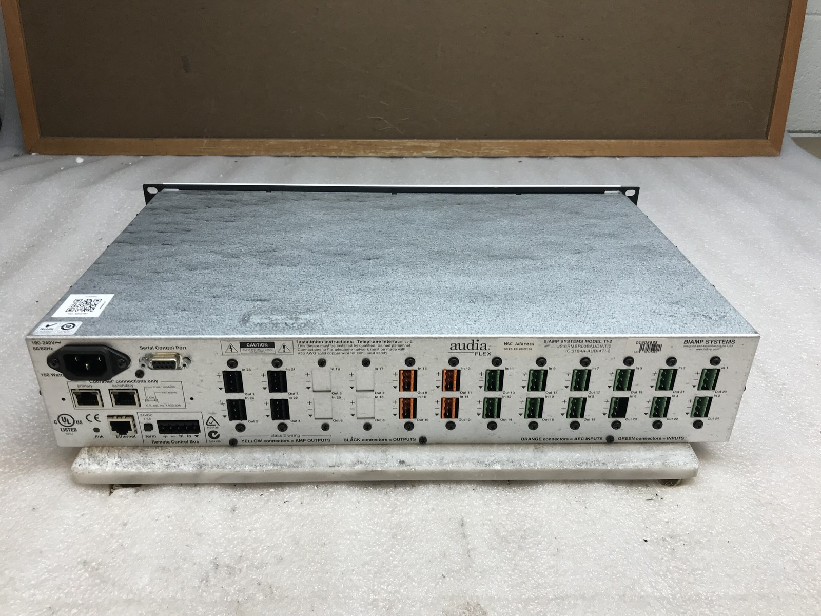 Biamp Audia Flex Model TI-2 Digital Audio Processor 4 Out 16 In w/ Power Cord